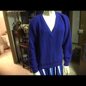 Checkmate Blue Sweater